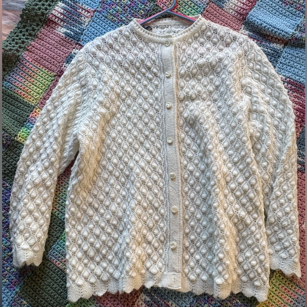 Women’s Cream Cuddle Knit Sweater XL